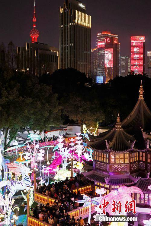 亚盈体育APP上海：游客大年初一豫园赏灯(图7)