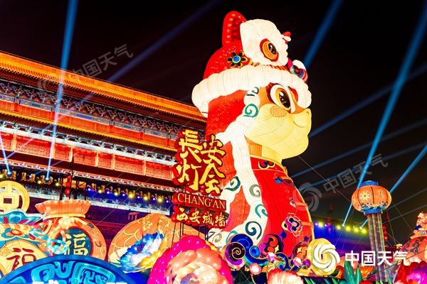 全国元宵节赏灯指数地图出炉 看哪里“月伴灯”哪里可赏“雪打灯”(图2)