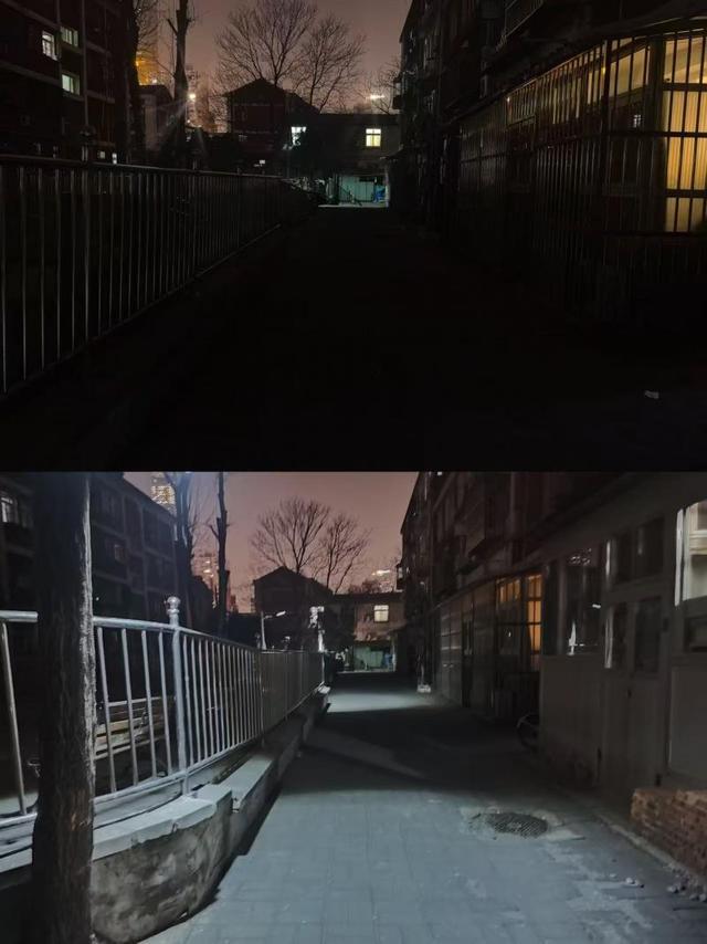 北京朝阳：社区安装“暖心灯” 照亮居民回家路(图2)
