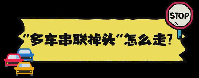 【文明交通携手共创第9期】“多车串联掉头”通道如何通行看过来(图2)