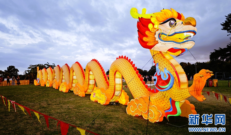 亚盈体育入口“吉祥蛇灯”闪耀奥克兰元宵灯节(图3)
